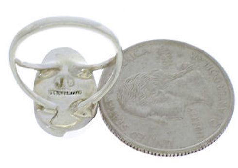 Sterling Silver Southwest Multicolor Ring Size 6 TX39289